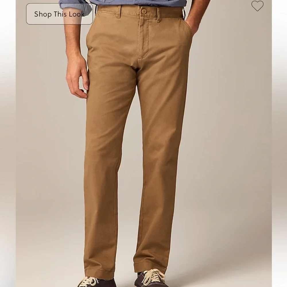J crew river brown 770™ Straight-fit stretch chino pant